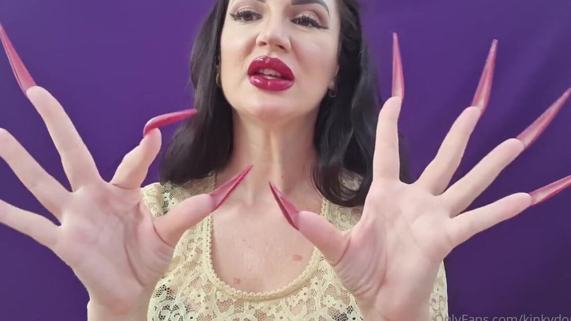Kinkydomina Onlyfans Nailbytes Mesmerize Mindfuck Hello Drone My Fingernails Are Currently A Sparkly Red Wine Color