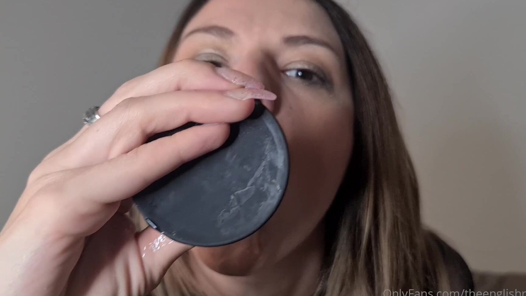 Theenglishrose What Does It Make Your Sissy Cock Do When I Run My Fingers Up And Down This Tiny Toy