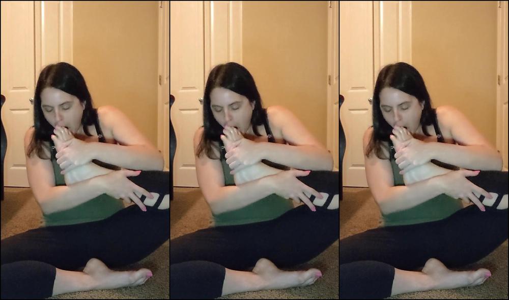 Premiumbrandy Pink Toes Self Worship I Sensually Suck And Lick My Toes Paying Attention To Each Toe And