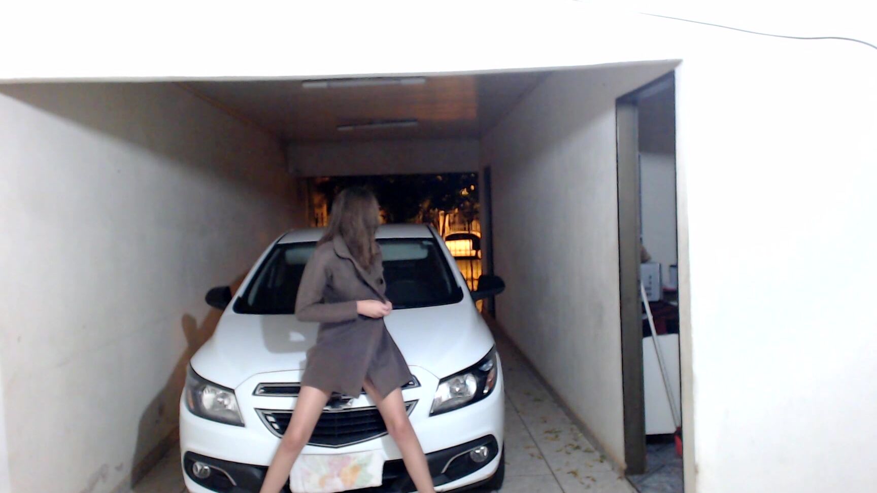 Cum Play, Nudity/Naked, Orgasms, Outdoors, Toys misssweetteen cum in the garage ManyVids