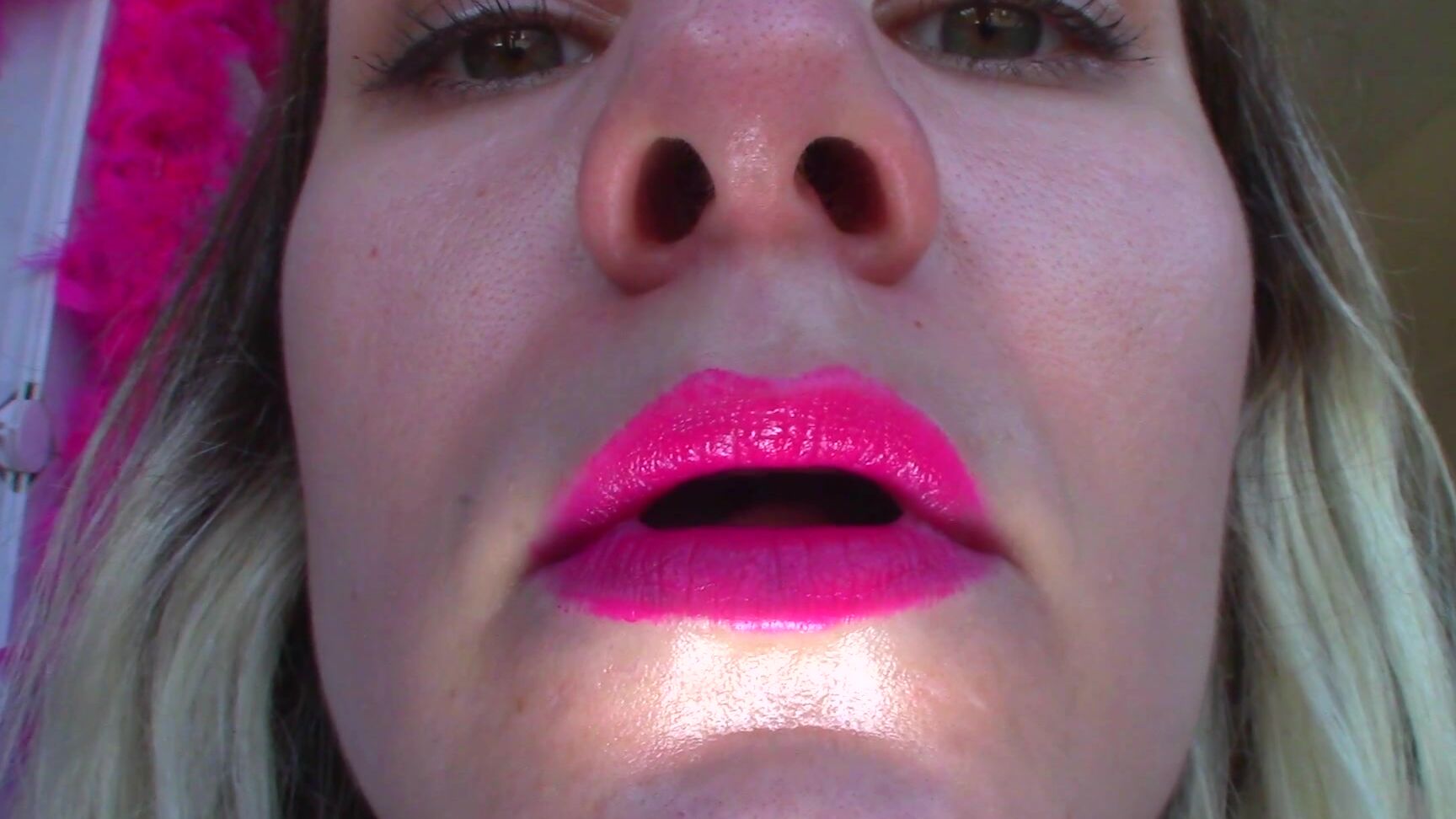 "Goddess Vanessa" face fetish, nose blowing, nose pinching showing my nose manyvids