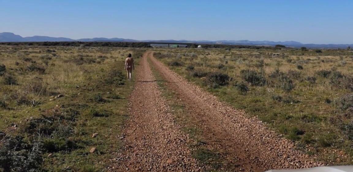 Daring Desire Naked strolling on Open Road Pornhub