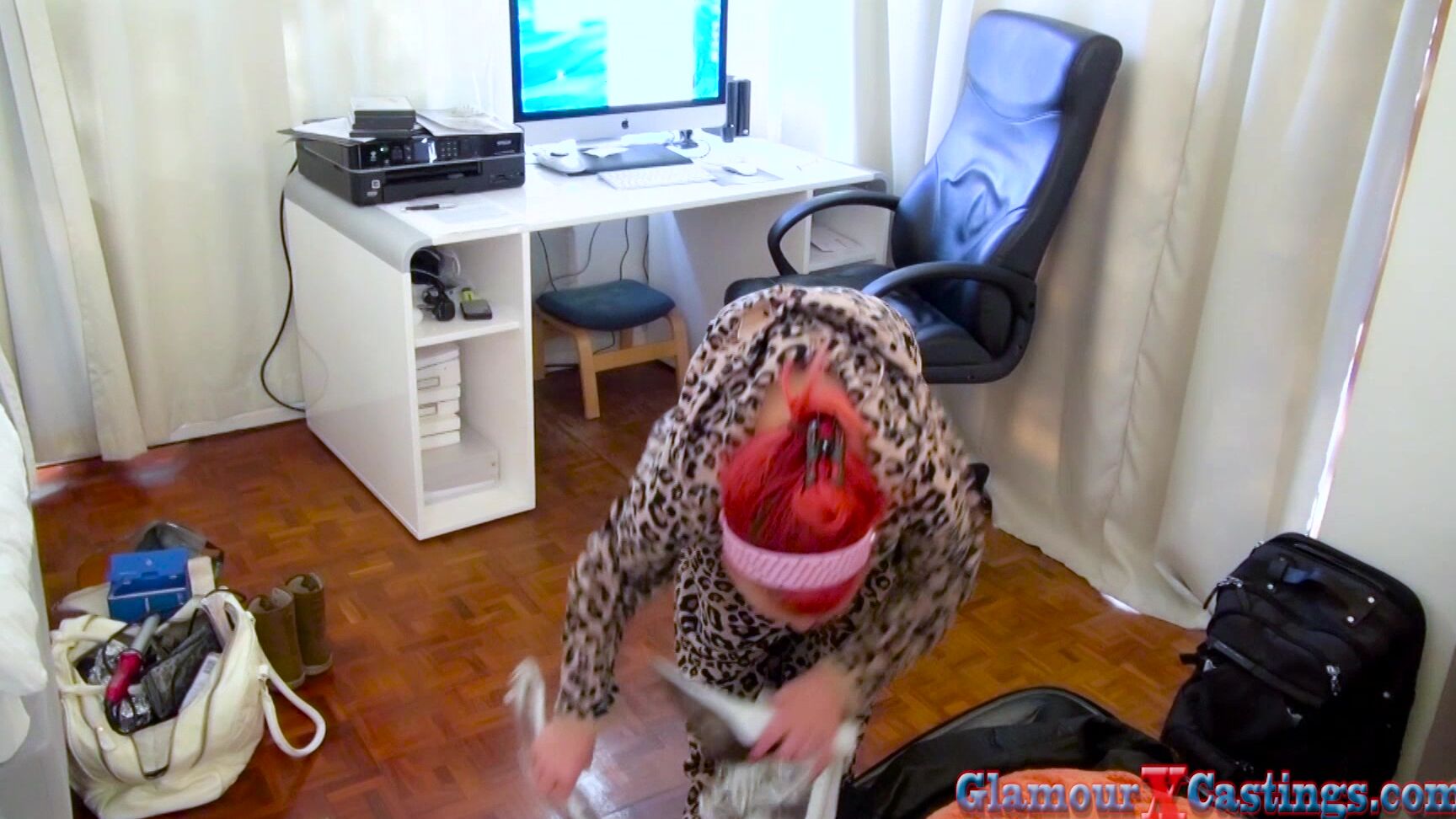 Bareback, Behind The Scene, Blowjob, Fucking, Redhead glamourxcastings fucking billie while shes getting ready ManyVids