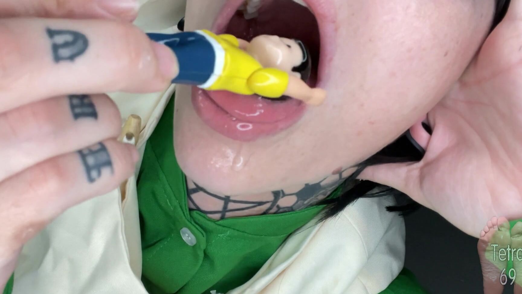 "Tetra69" cosplay, giantess, mouthfetish, pov, vore toph beifong swallows tiny manyvids