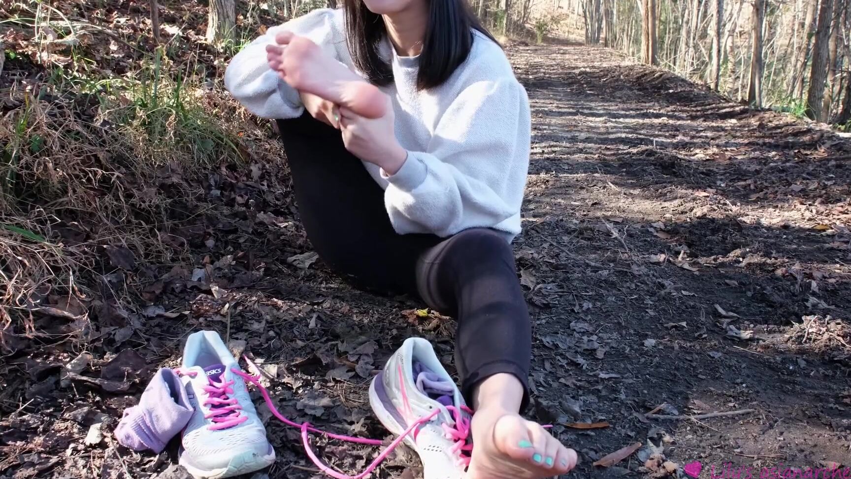 Asianarches Lily S Outdoor Fall Self Worship Imagine All The Fun We Could Have Taking Walks Together