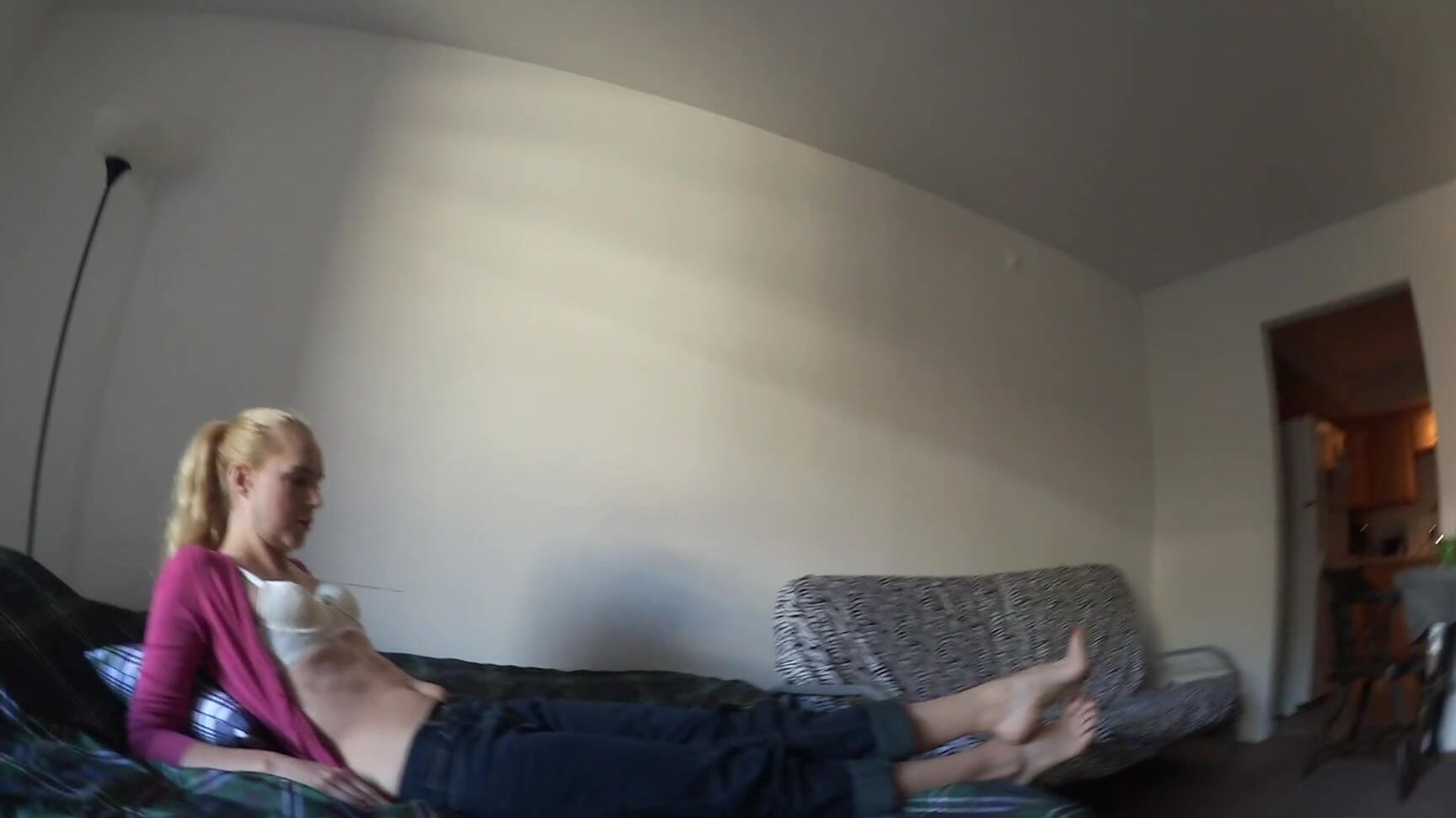 Barefoot, Highly Arched Feet, Long toes, Wrinkled Soles, Foot Fetish highly arched foot flirting ManyVids