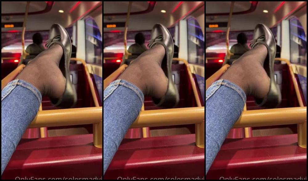 Solesmad Fetish Queen Aka Solesmadvip Onlyfans In The London Bus My Friends Say Im An Exhibitionist