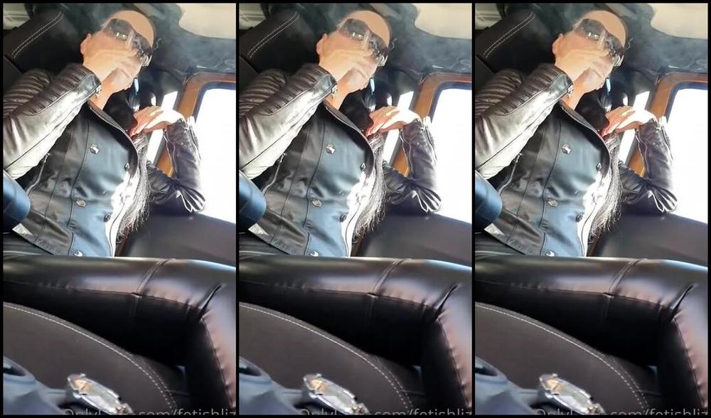 Fetishliza Onlyfans You Will Become My Human Ashtray Kneel Inside My Car As I Light Up My Cigarette