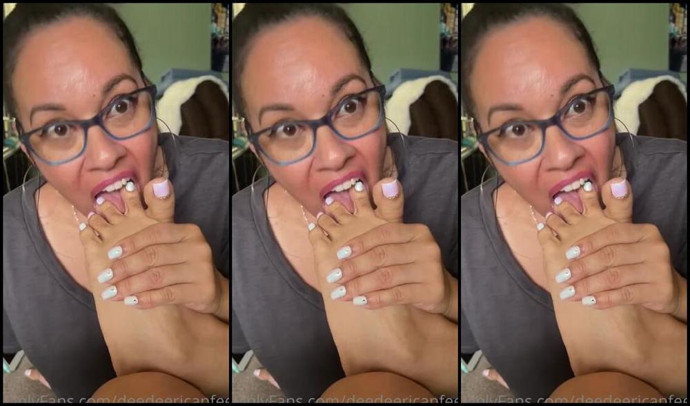 Deedeericanfeet Onlyfans As Requested Selfworship With My Old Pedi