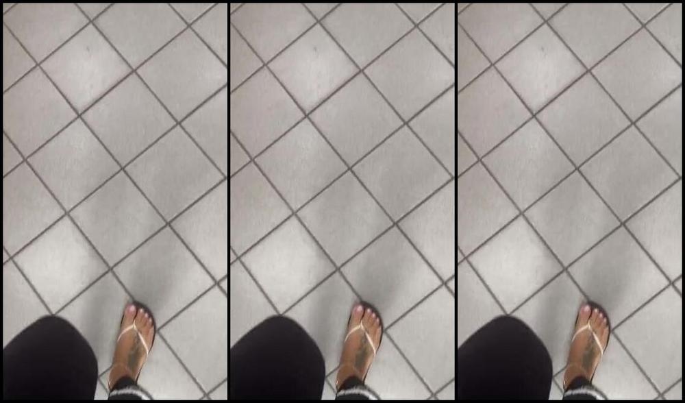 Goddessmonica00W Onlyfans Flip Flop Walk Aroundp