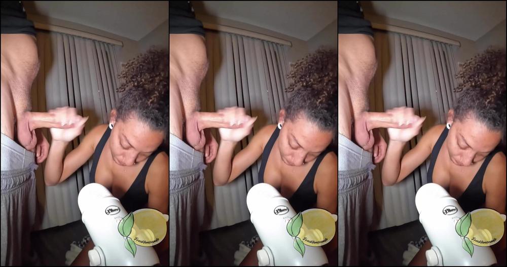 Frecklemonade Such A Wet Sloppy Blowjob Today For Daddylemonade