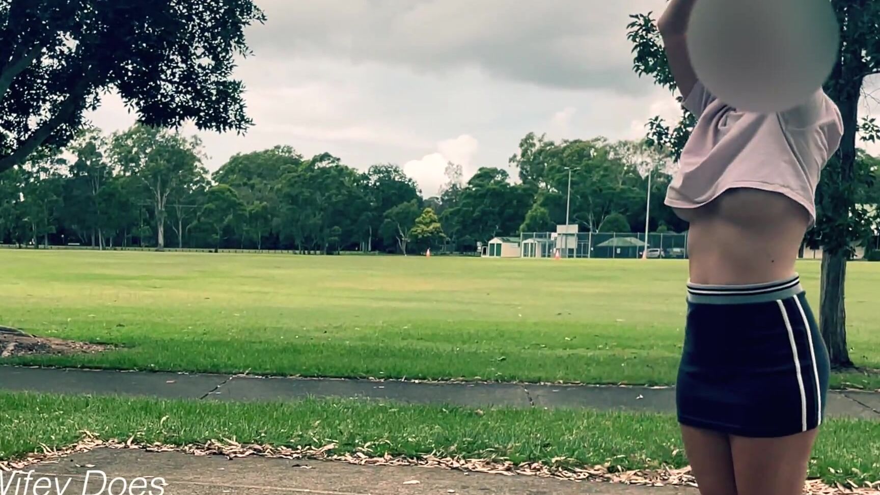 wifeydoes milf plays basketball braless in public underboob on show Pornhub