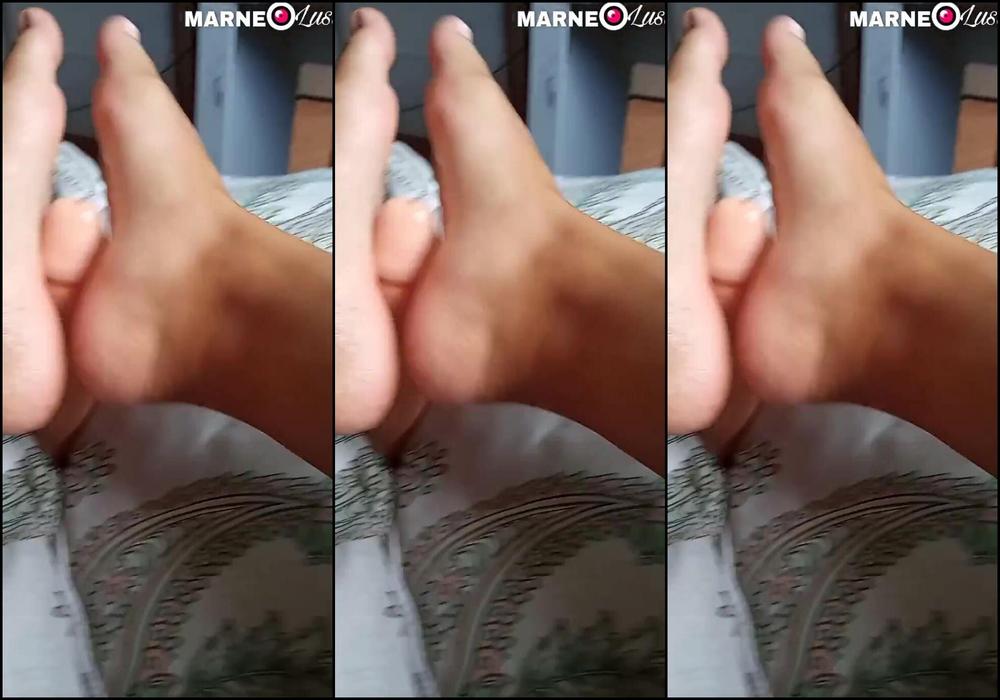 Latinamarne First Footjob In Oil