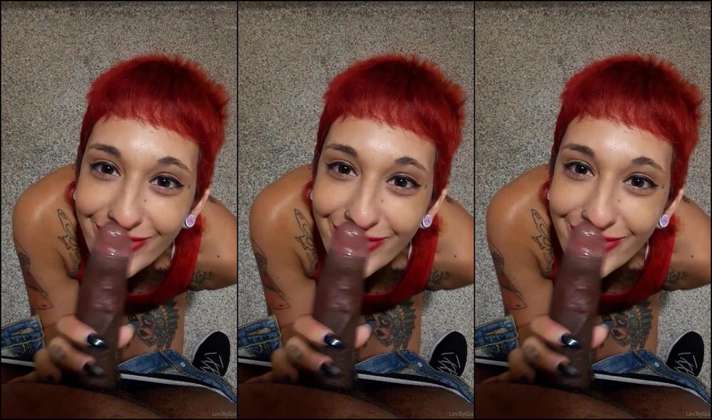 Lovelygia Minutes Of Me Sucking Daddy S Dick In The Public Bathr