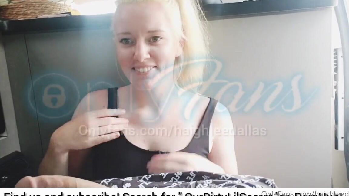 Haighlee Dallas Nicknamed Haighleedallas Onlyfans We Secretly Filmed A Video While Connor And Molly Were Driving Us In Their Van Are