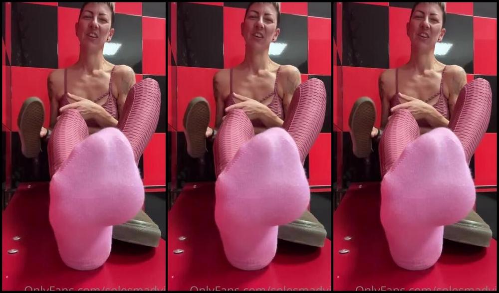 Solesmad Fetish Queen Aka Solesmadvip Onlyfans Another Workout Day And Sweaty Socks