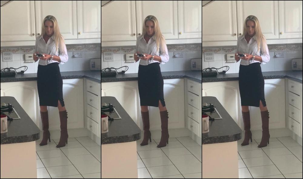 Lady Dark Angel Behind The Scenes Filming Today With A Remote Control Car