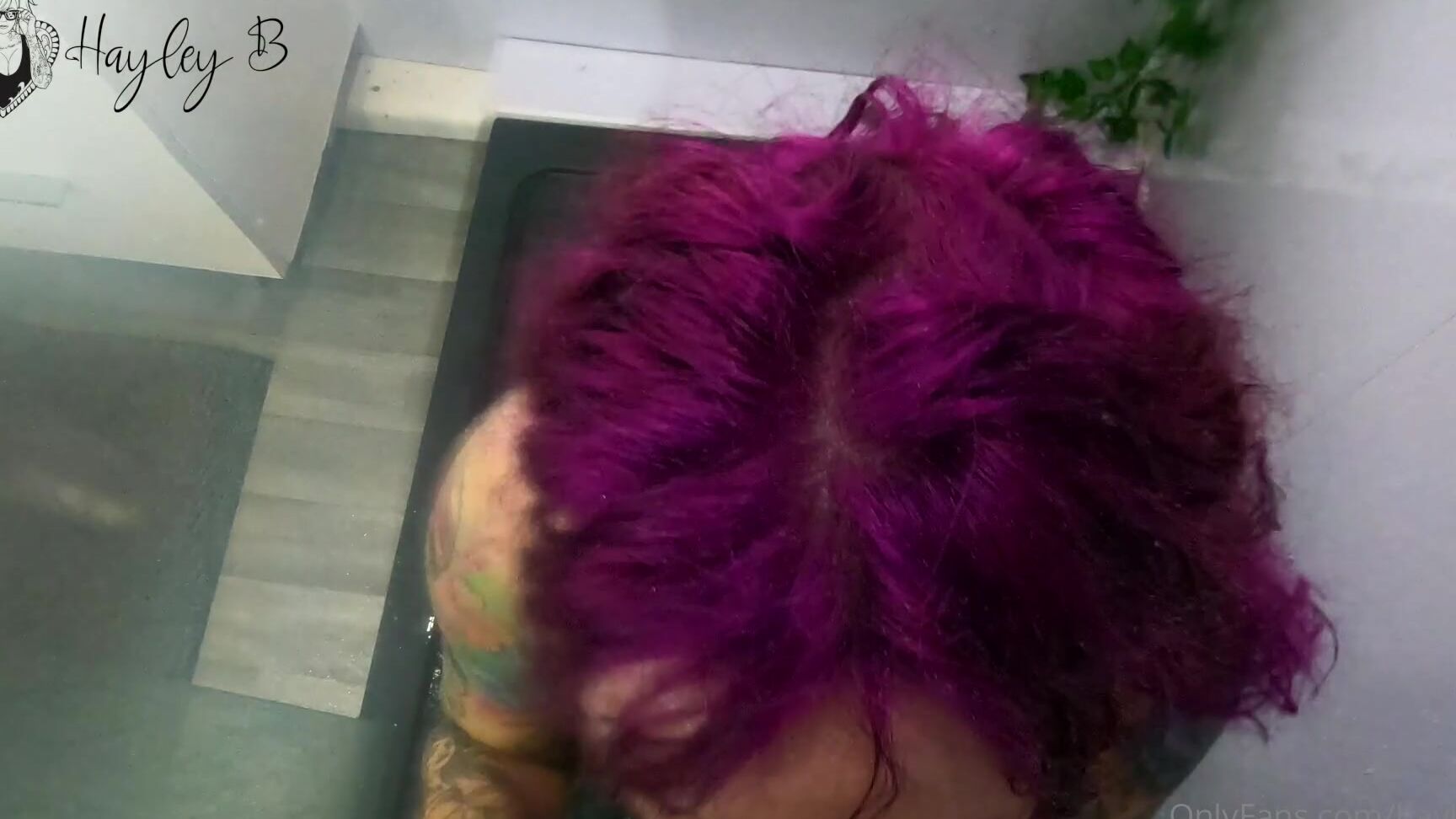 Hayley B Beats A Shower Wank Tag