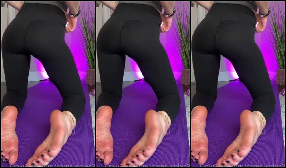 Sam Soles Nicknamed Sams Soles21 Onlyfans Not Much Yoga Going On In This But I Think You Guys Will Still Enjoy Anyways