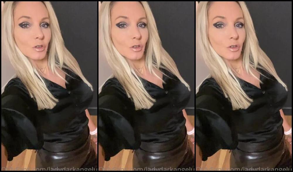 Ladydarkangeluk Onlyfans Going To Make My Slave Work Hard This Afternoon To See What I Have On Underneath My Leather Skirt
