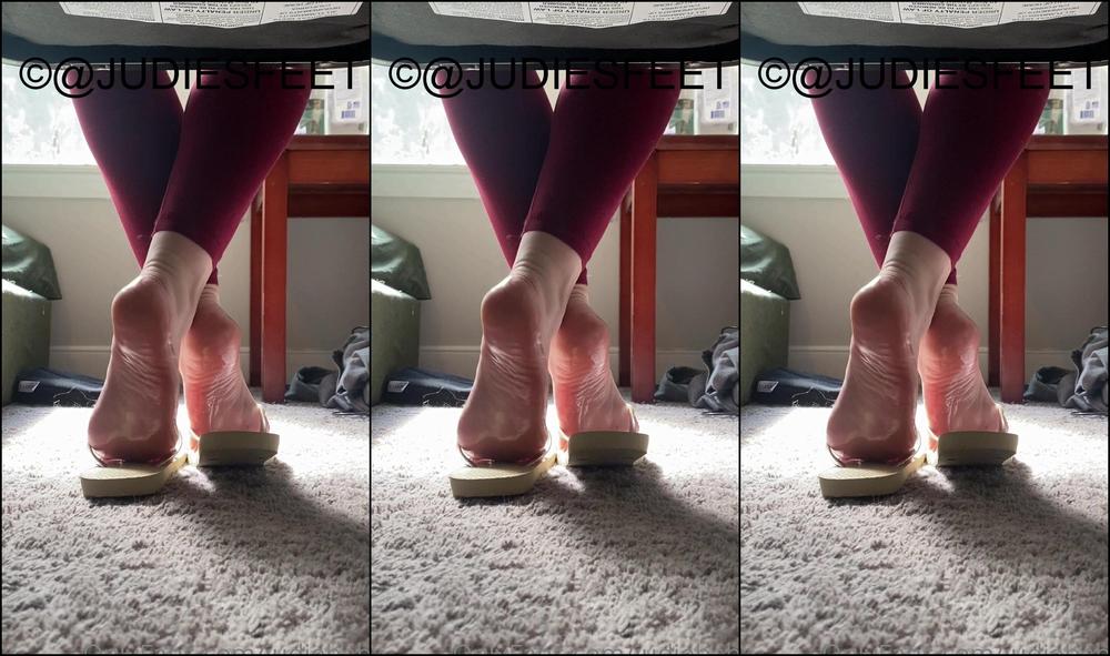 Judiebaby I Know You Foot Boys Will Go Crazy Over This Oily Soles Shoe Play I Love Wearing Flip Flops And Love Some Nice Sh
