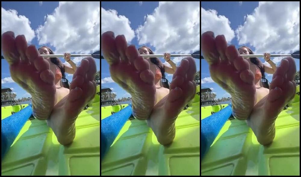 Nicolethedivine 02 16 2025 Onlyfans Video Fun Day At The Springs Soaking Up Some Sun Arms Feel Like Jello From Kayaking For