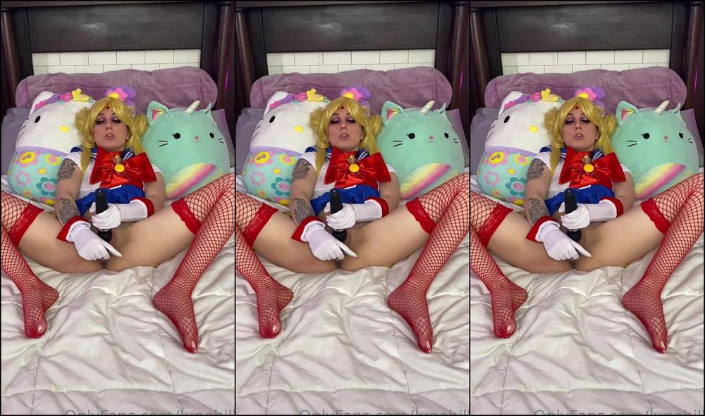 Lunahillx Watch Sailor Moon Get Herself Off I Ended Up Orgasming So Hard And My Pussy Got So Wet An