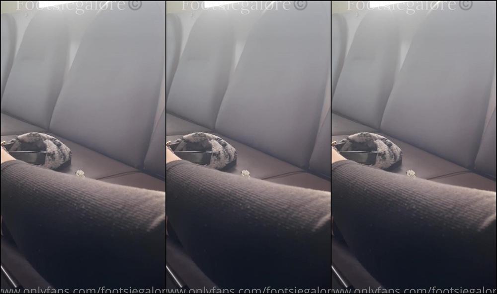 Footsiegalore Toes Tuesday On The Bus Again Getting A Little Too Comfortable