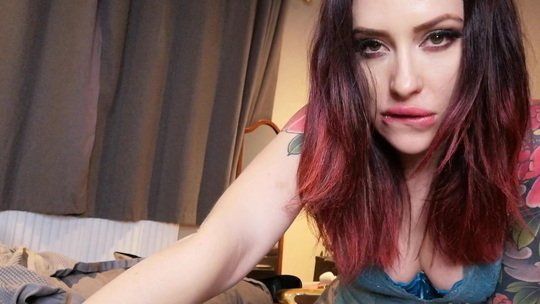 Adreena Angela Today S Clip Smoking Fetish And Bed Tease Enjoy X