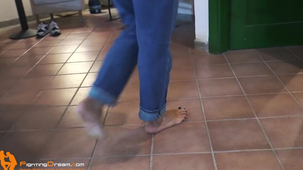 Fightingdream Video Store Petra Indoor Casual Selfdefense Intruder Pt 1P