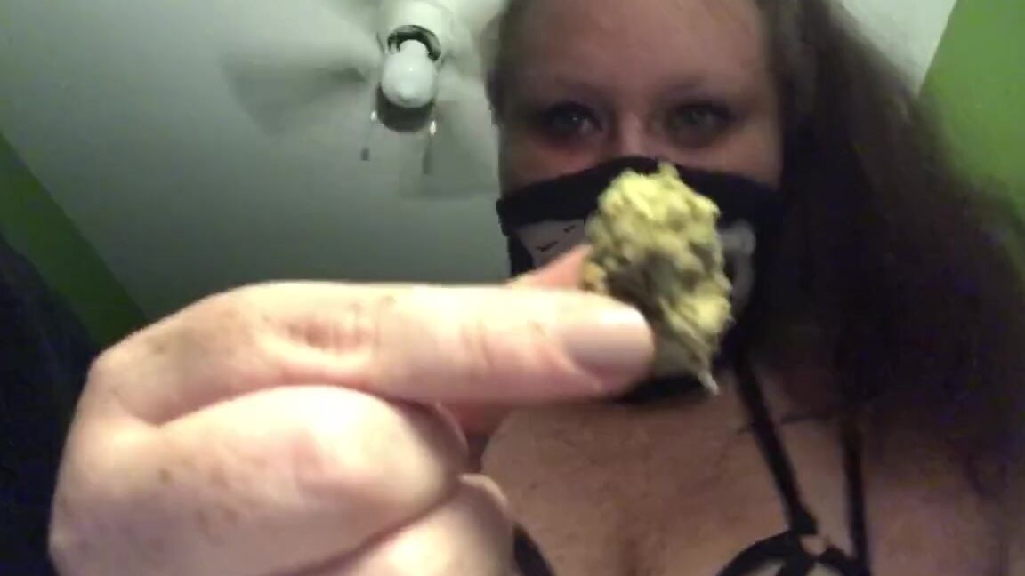 Chubby Freckled Chick Takes Bong Tokes and Flashes Camera_Chubby_Pi PornHubPremium