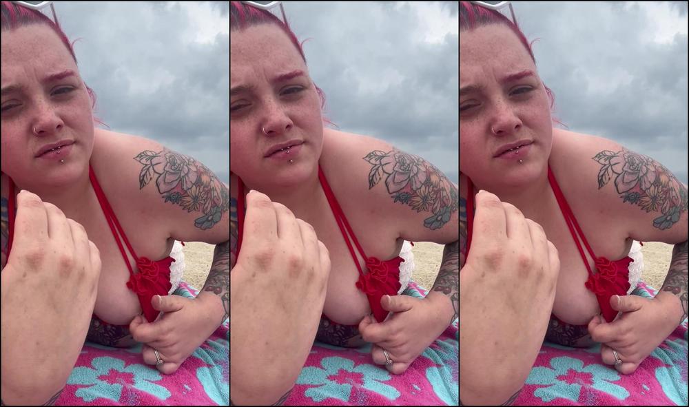 Lotusbabylynn 3349347593 06 05 2024 Fun Cute Beach Day Before The Sky Started Pouring Rain Down On Me