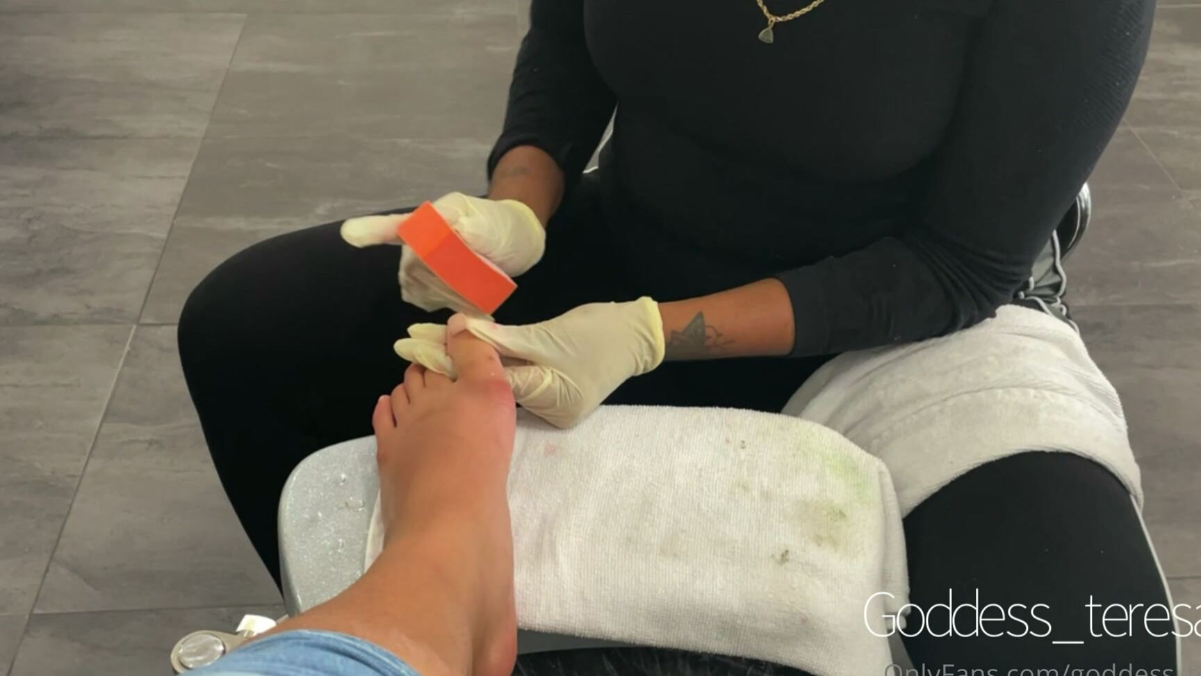Goddess Teresa Pov Watch Me Get My Toes Done
