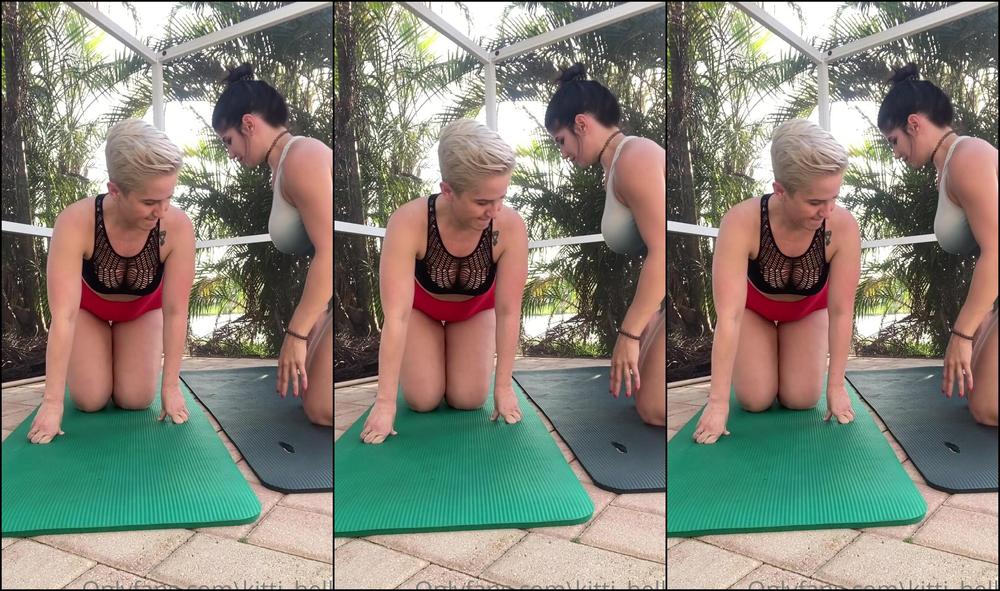 Kittibellevip Good Morning Babe Yoga Kitti With Germancake We