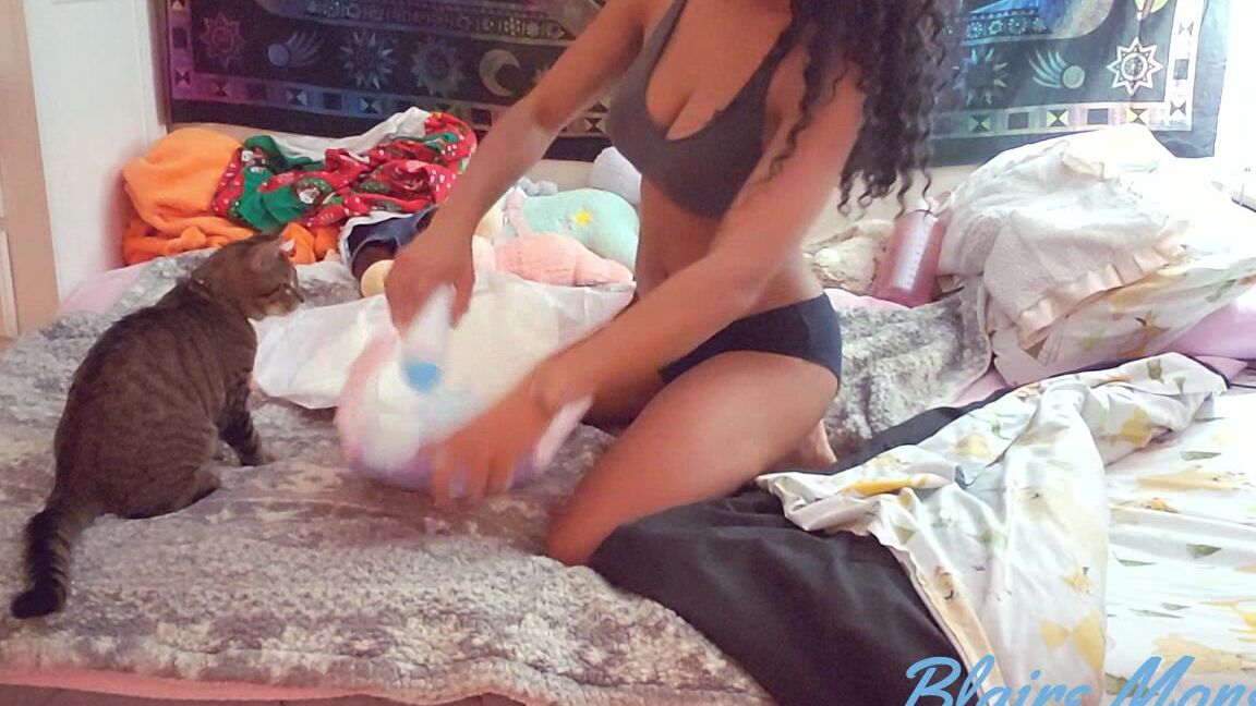 blaire monet topless diaper change ManyVids