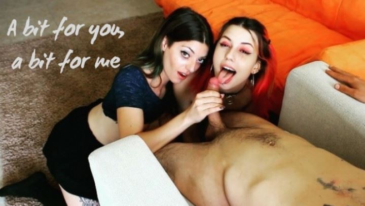 Blowjob, Cum Play missjunngle a bit for you a bit for me