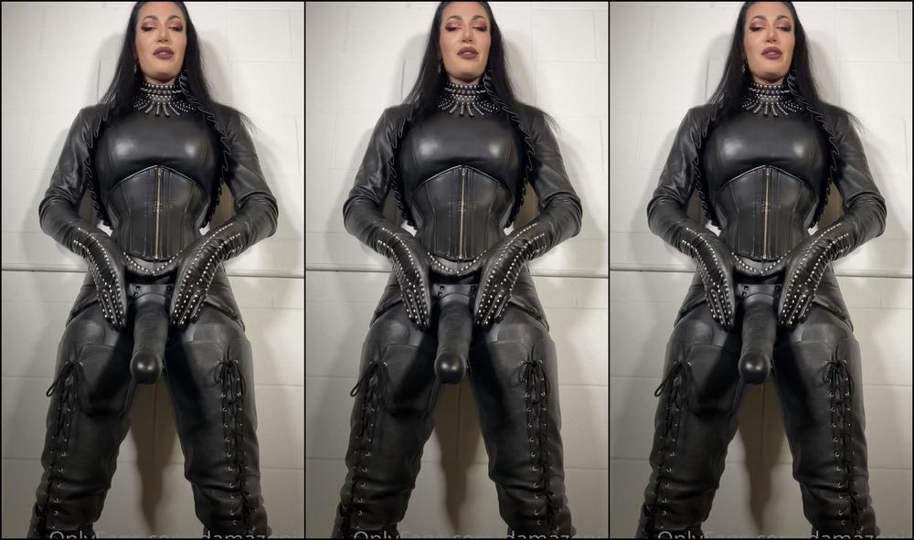 Damazonia My Leather Clad Body Demands Worship And Ownership Of Your Holes