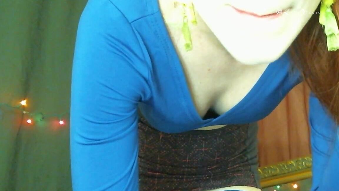 Goddesslucy Blue Thigh High Stockings Feet Webcam