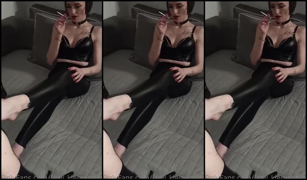 Lady Klementyna Nicknamed Lady Klementyna 02 19 2023 Onlyfans Video Uwielbiam To Uczucie Kiedy Ciep Y J Zyk Sunie Po Moich Stopach