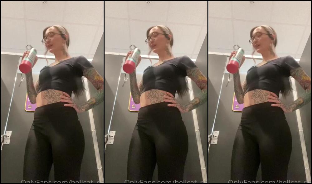 Hellcat Nat Nicknamed Hellcat Nat 03 09 2023 Onlyfans Video Oh No Did You Forget Your Water Bottle You Gotta Stay Hydrated For Your Workout