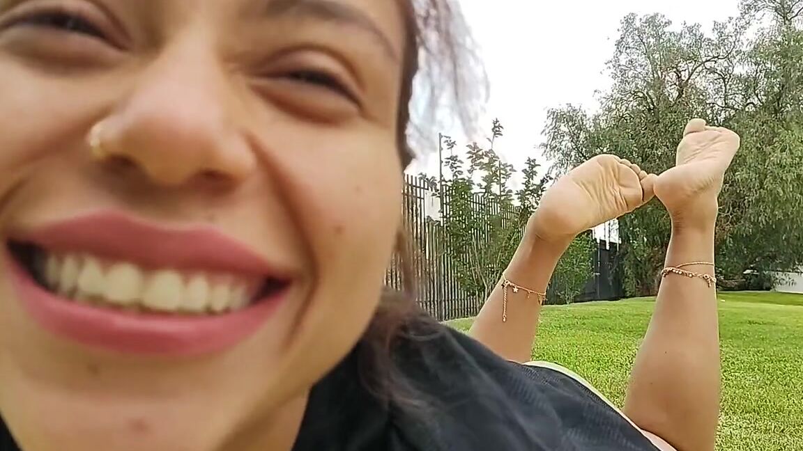 Shellygoddessfeet Nicknamed Sh3Llygoddess 01 02 2023 Onlyfans Video Outdoors In The Pose