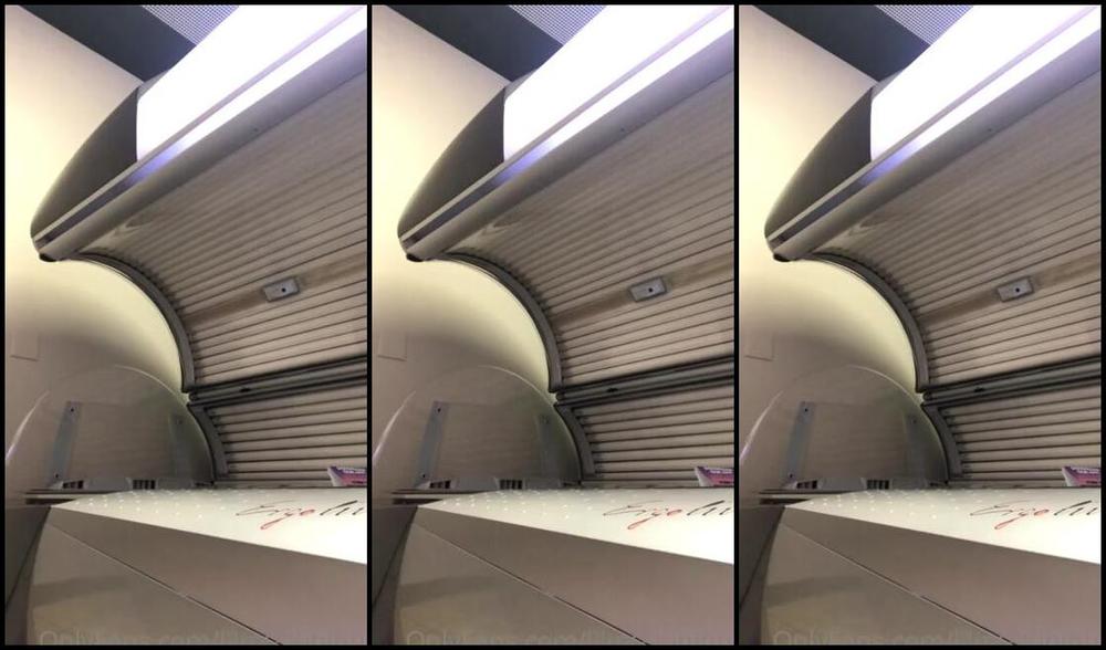 Lilmizzunique Nicknamed Lilmizzunique Onlyfans So Happy The Tanning Salons Are Open Perfect Way To Warm Me Up On A Rainy Wet Day 1