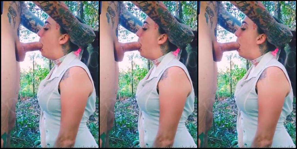 Wiicked420 Nicknamed Wiicked420 05 10 2022 Onlyfans Video 0011 On Her Knees In Front Of While Im Standing Face Fucking Her Sexy Mouth Balls