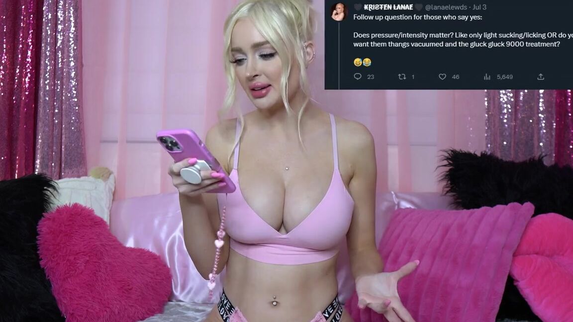 Kristen Lanae Nicknamed Kristenlanae Onlyfans Sex Talk Episode 21 Balls Lets Talk About My New Obsession In The Bedroom M