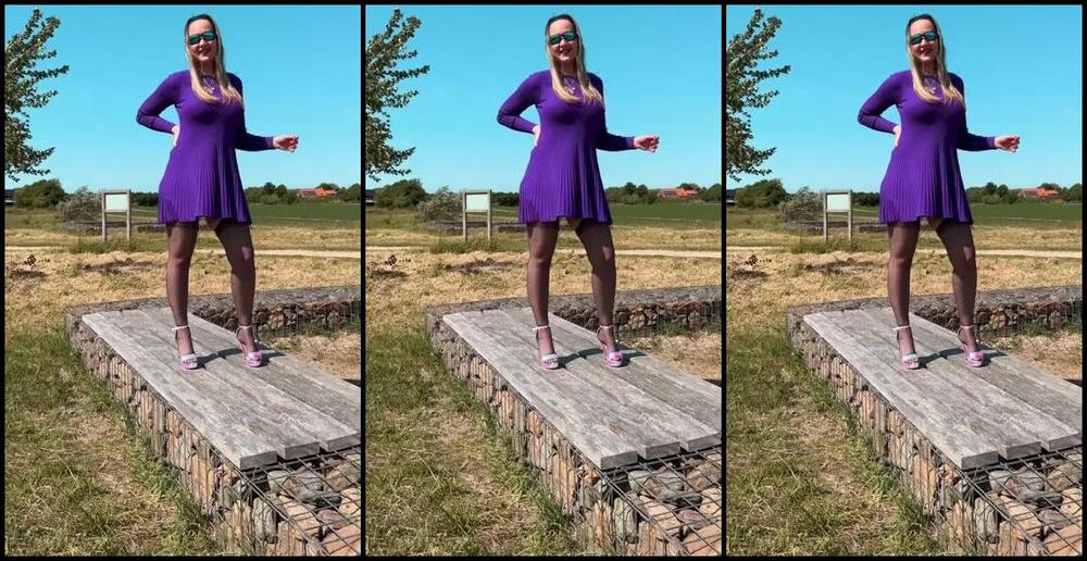 Adara Jones Nicknamed Adarajones Vip 06 03 2025 Onlyfans Video Sunny Shoot In Purple Dress And Fully Fashioned Seamed Stockings