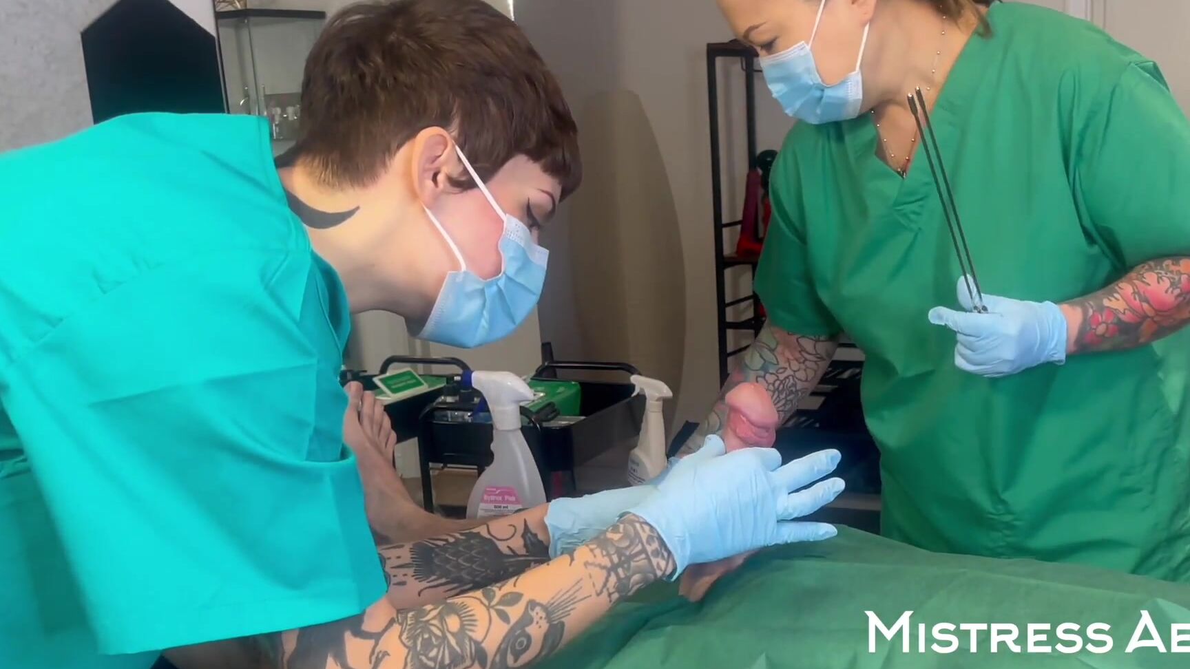 Mistress Ae Double Domme Medfet Sounding Exam And Treatments With Madame Li