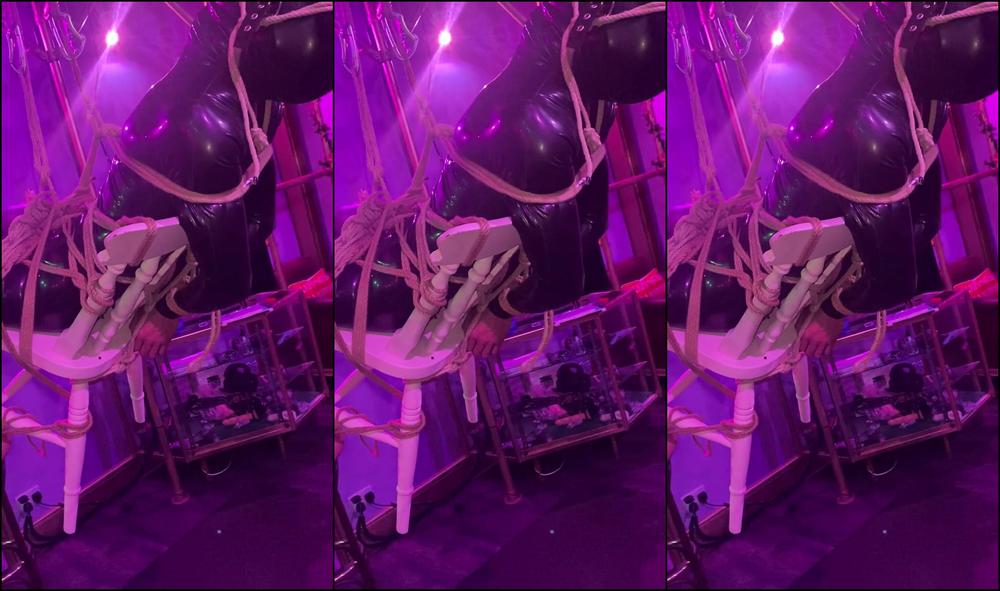 Vivienne Lamour Deep In The Subspace Suspension Bondage Man