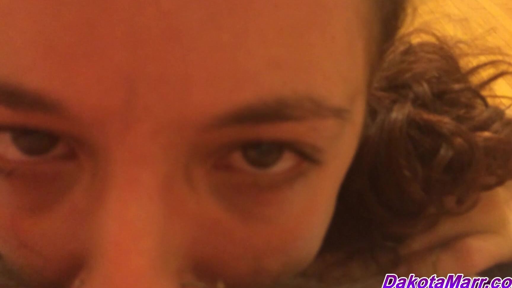 "DakotaMarr" blowjob, boy girl, daddys girl, gagging, pov Blowjob for Sir manyvids