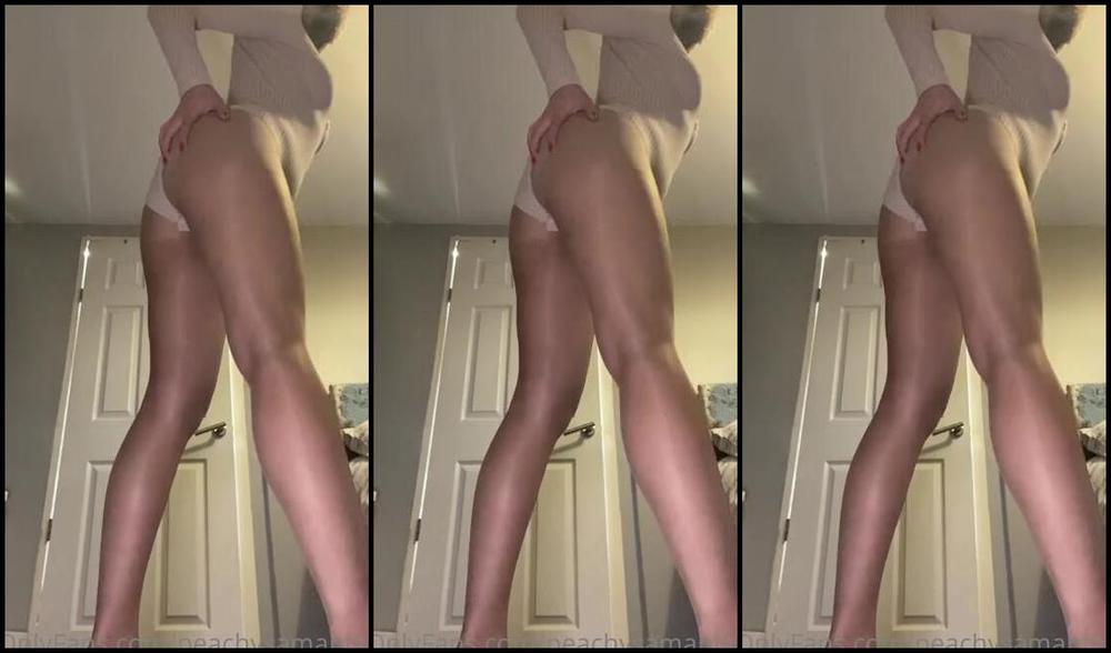 Peachy Samantha Nicknamed Peachysamantha Onlyfans That Angle Perfect To Worship My Thighs In Those Delicious Silky Sheer Nude Tights