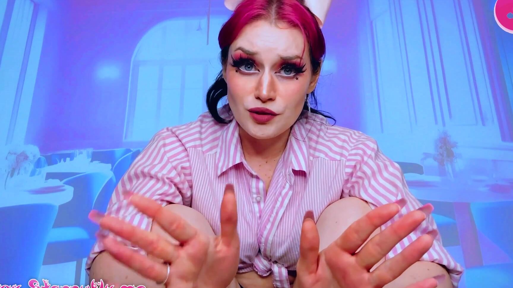 "Starry Yume" barefoot, foot fetish, high heels, highly arched feet, sfw, yawning Tired of High Heels Bare Feet and Yawning at Work manyvids